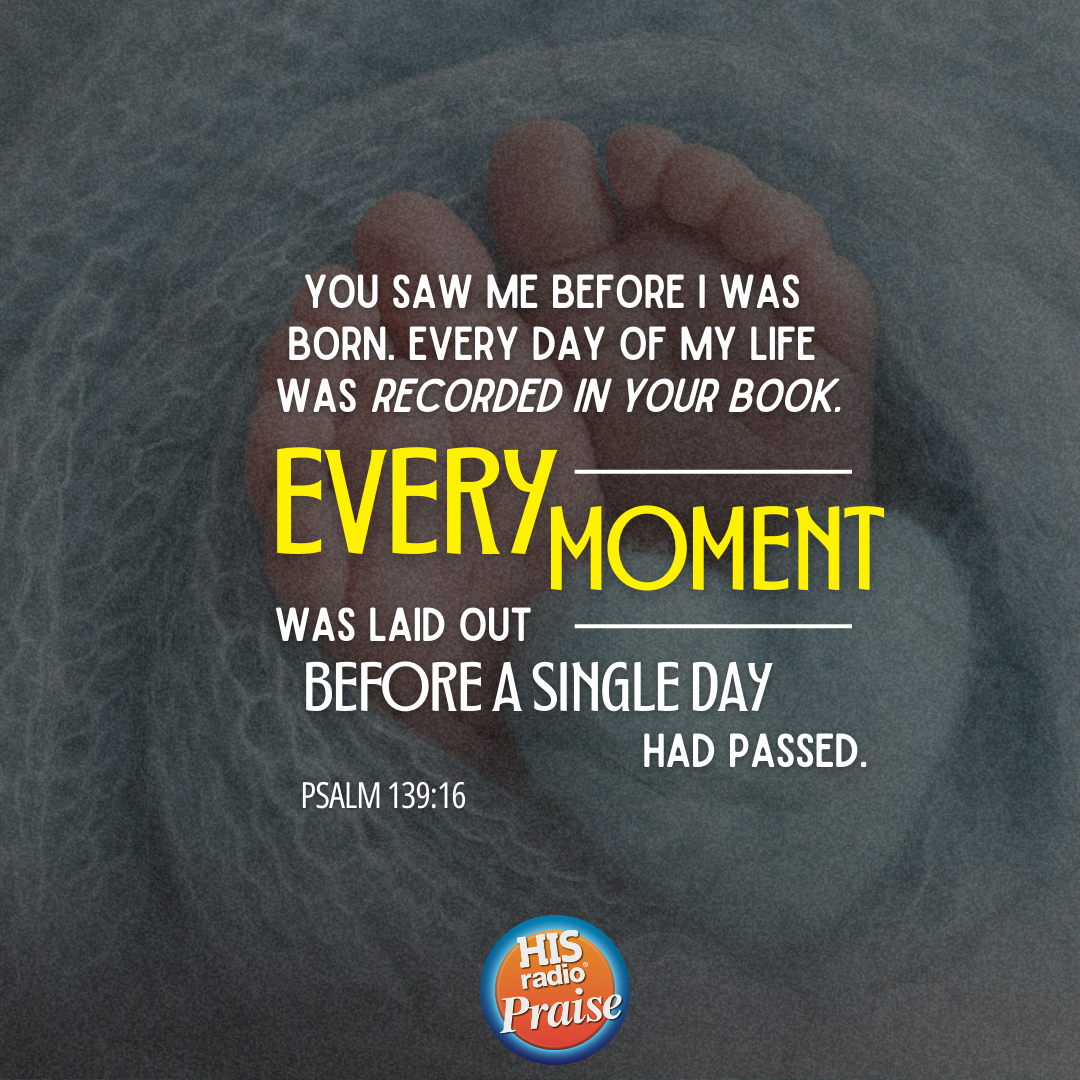 Psalm 139:16 - Verse of the Day