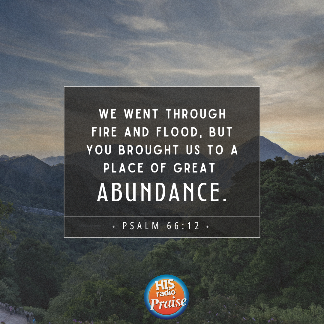 Psalm 66:12 - Verse of the Day