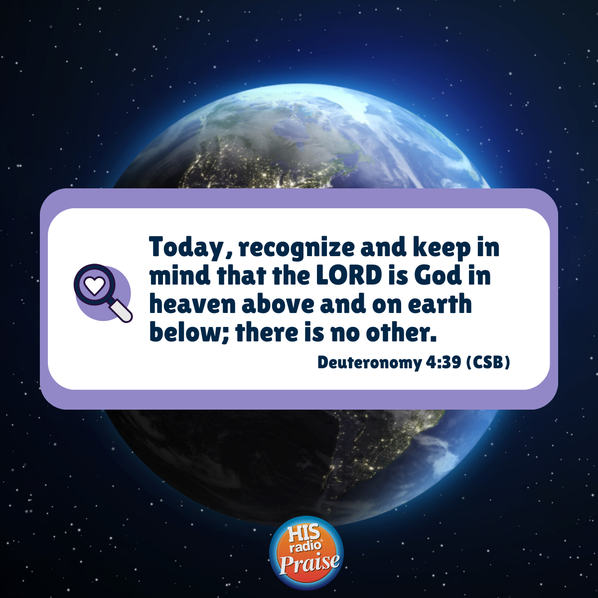 Deuteronomy 4:39 - Verse of the Day