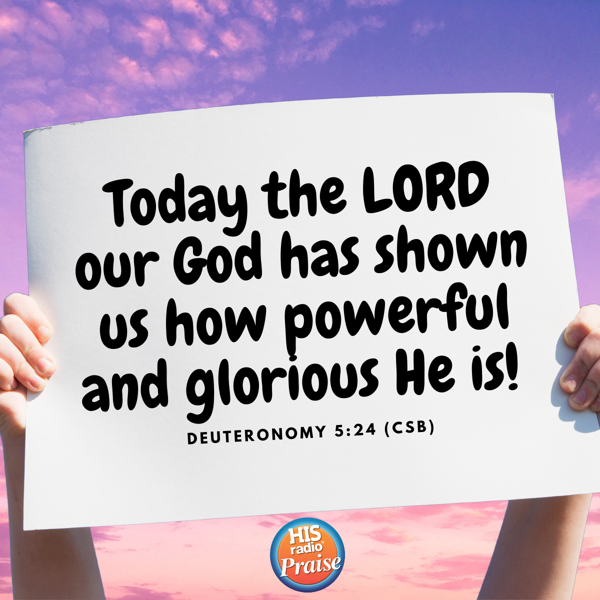 Deuteronomy 5:24 - Verse of the Day