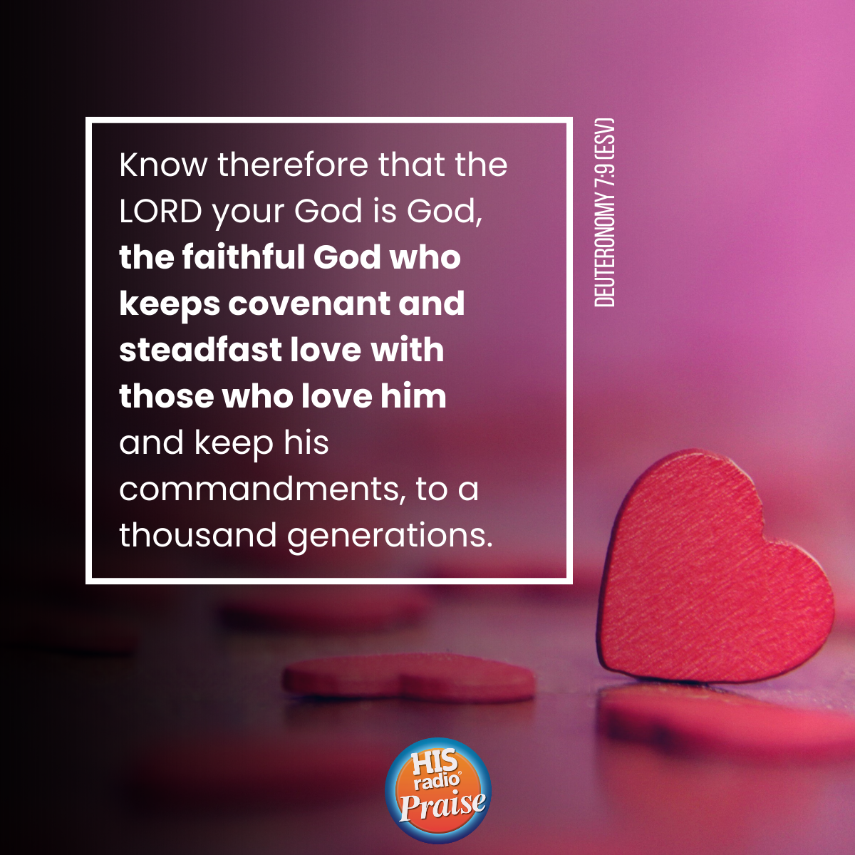 Deuteronomy 7:9 - Verse of the Day