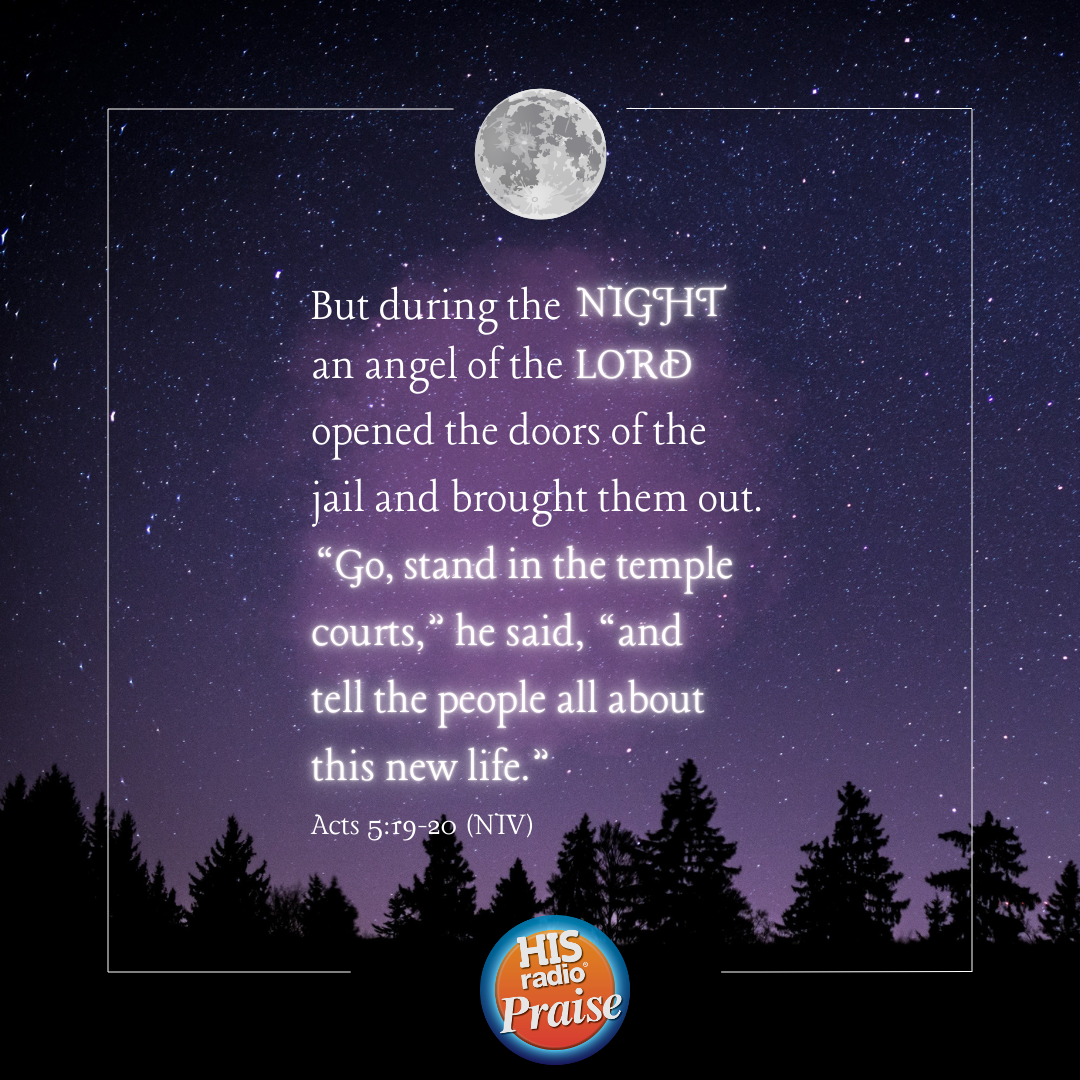 Acts 5:19-20 - Verse of the Day