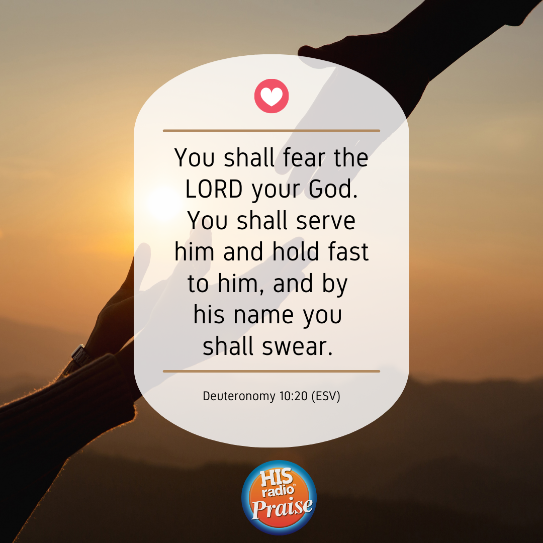 Deuteronomy 10:20 - Verse of the Day