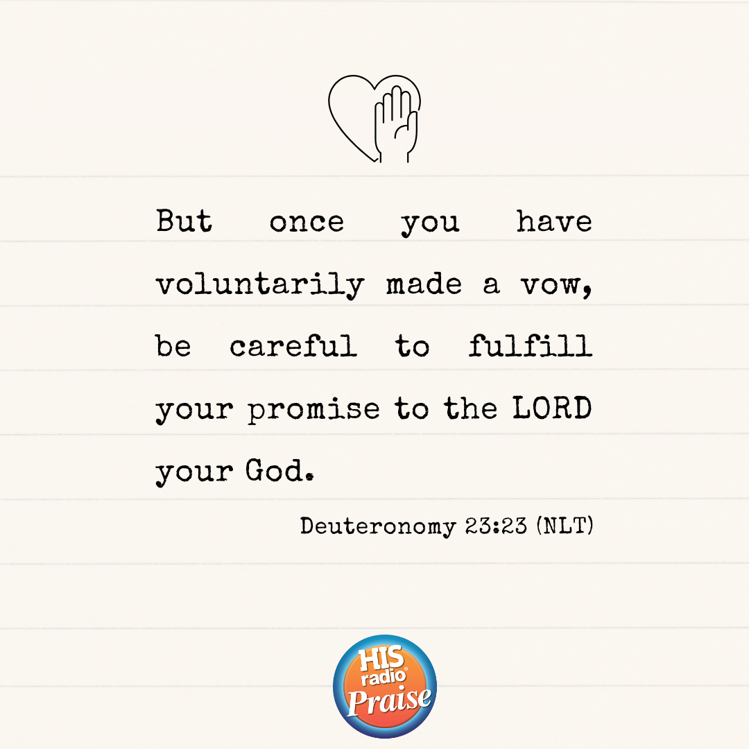 Deuteronomy 23:23 - Verse of the Day