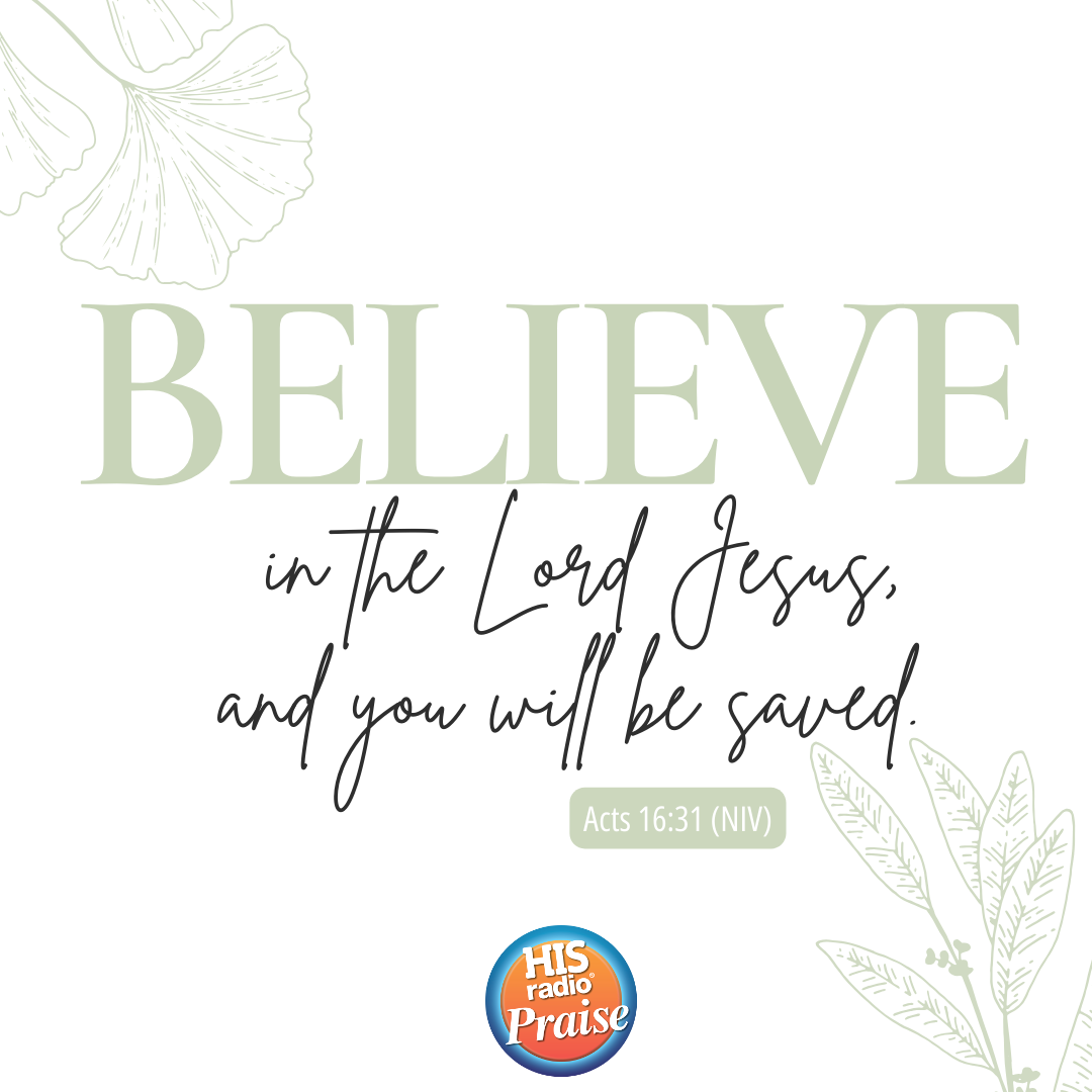 Acts 16:31 - Verse of the Day