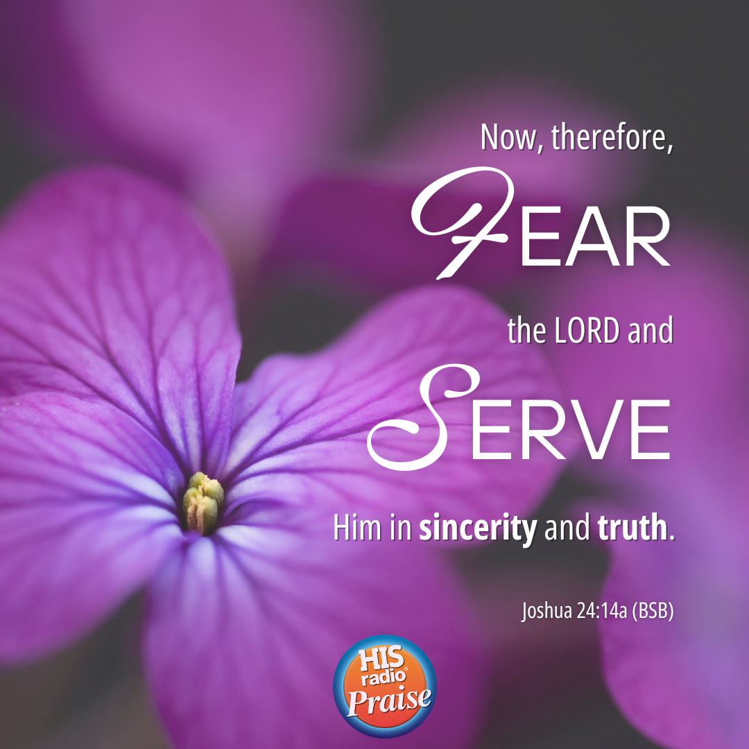 Joshua 24:14a - Verse of the Day