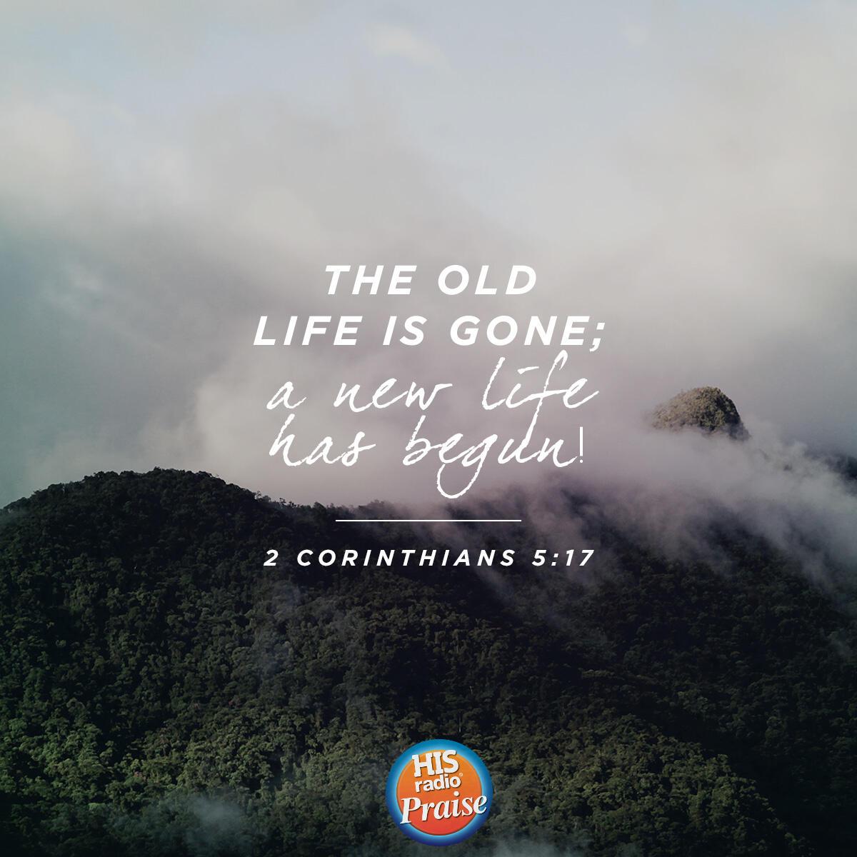2 Corinthians 5:17 - Verse of the Day