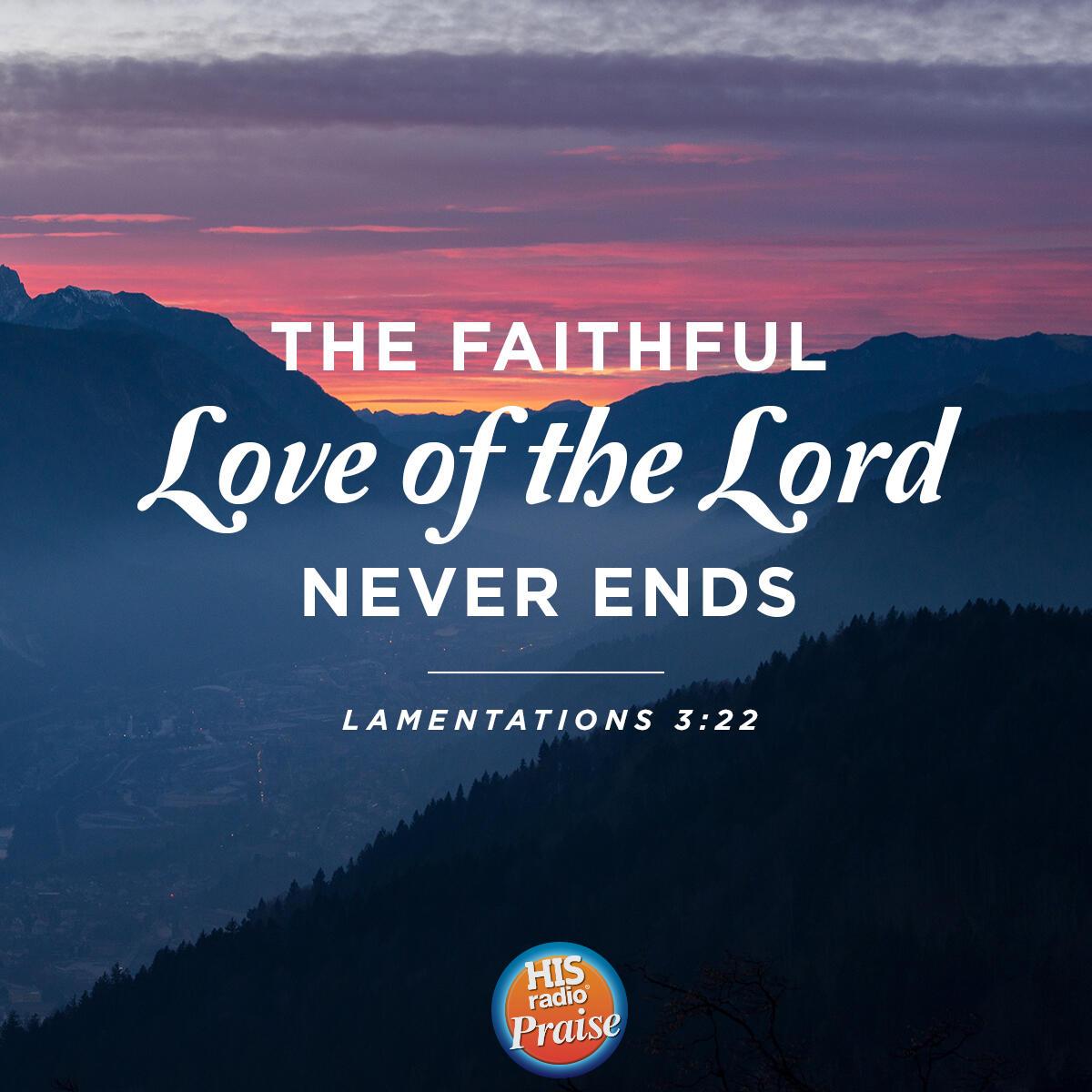 Lamentations 3:22 - Verse of the Day