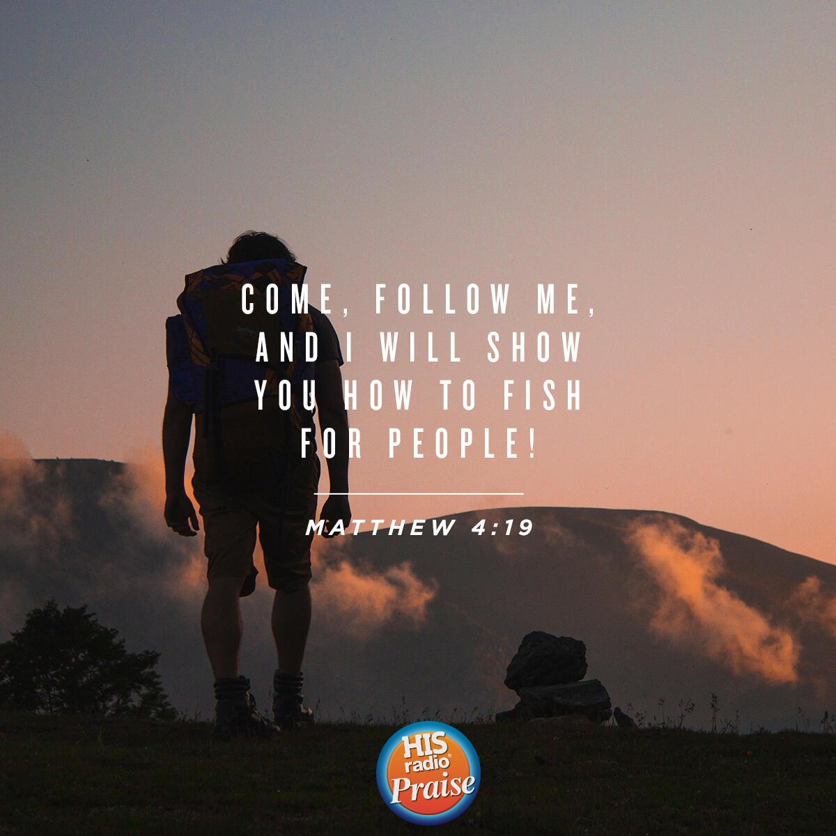 Matthew 4:19 - Verse of the Day