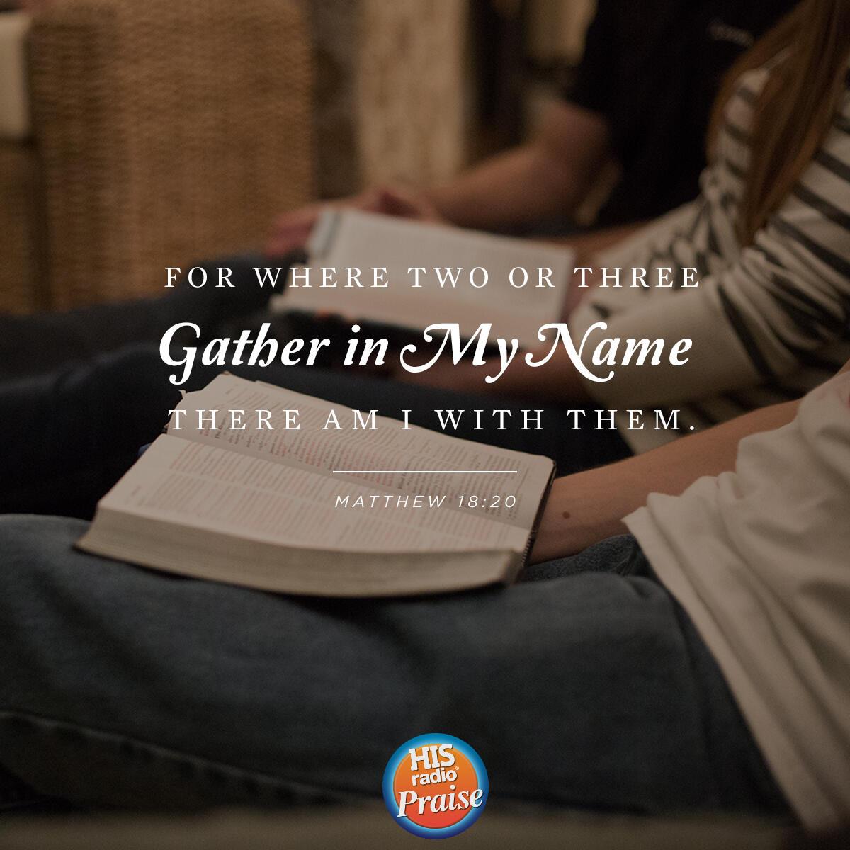 Matthew 18:20 - Verse of the Day