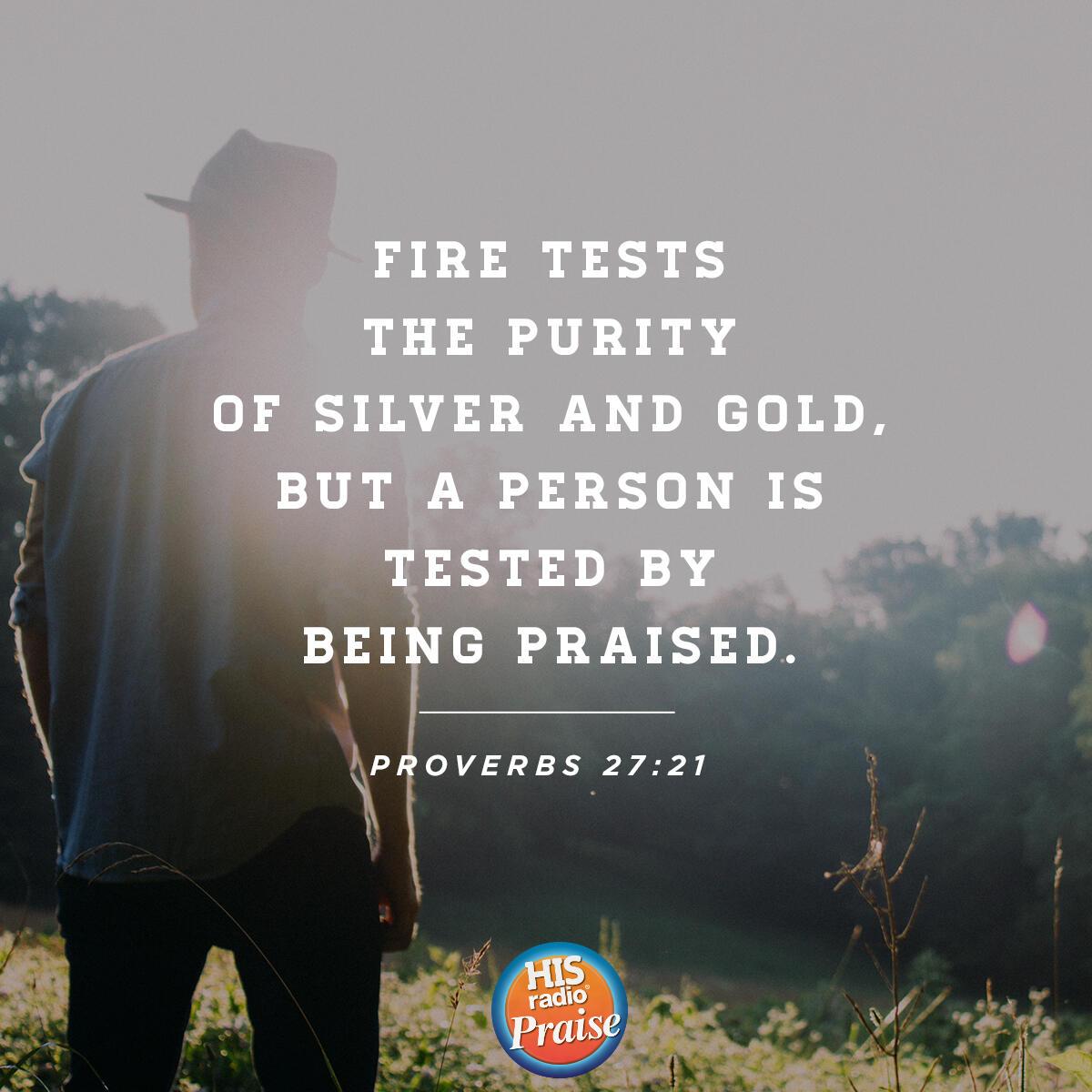 Proverbs 27:21 - Verse of the Day