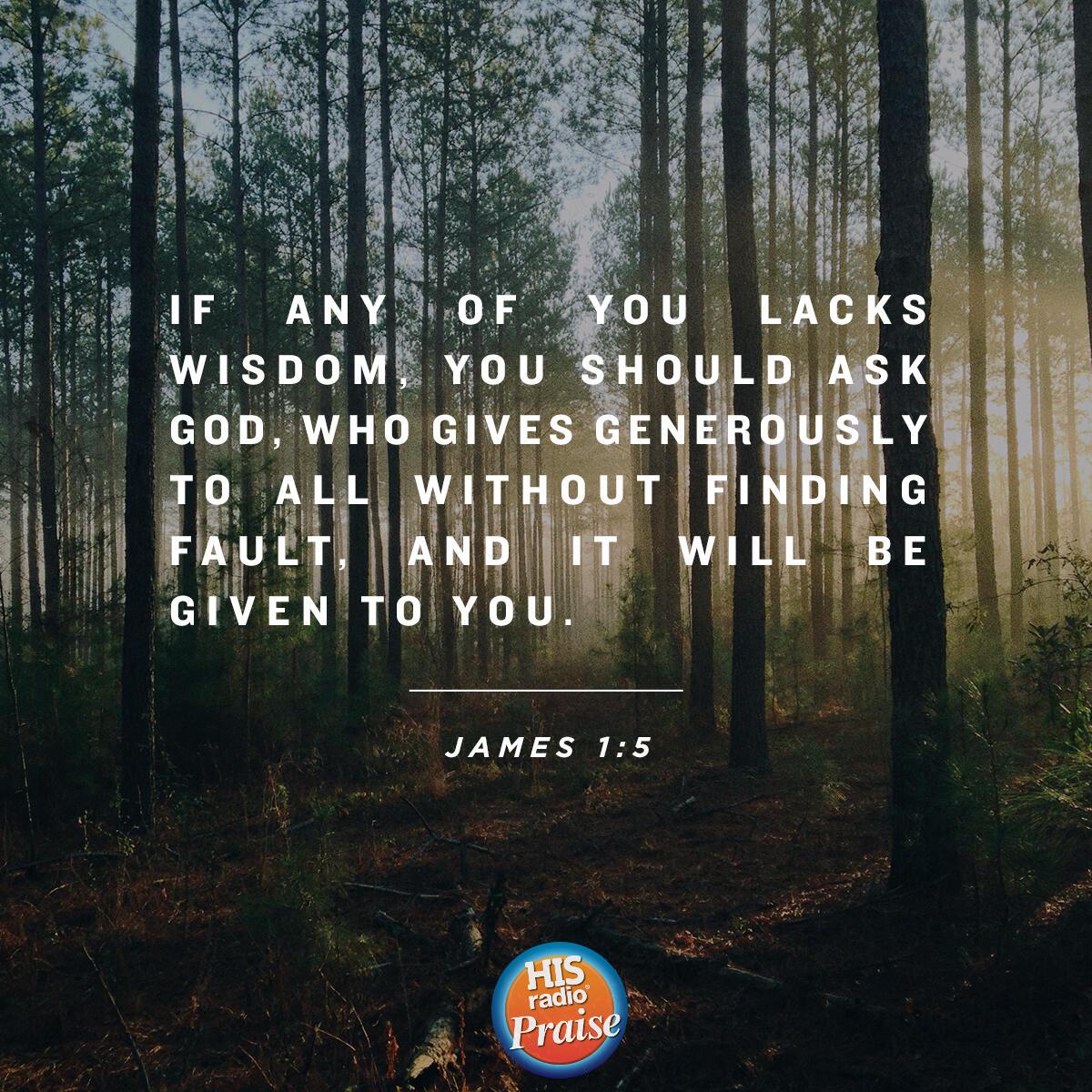 James 1:5 - Verse of the Day