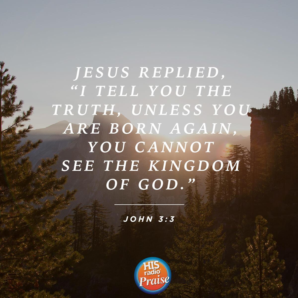John 3:3 - Verse of the Day
