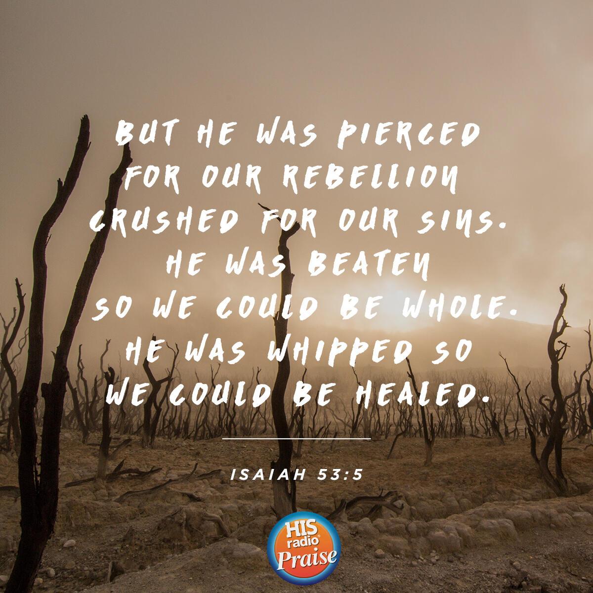 Isaiah 53:5 - Verse of the Day