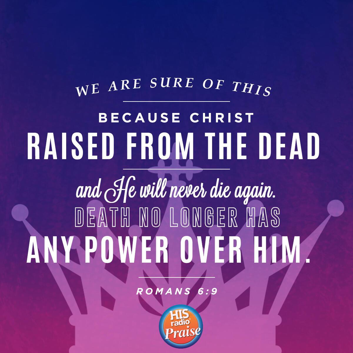 Romans 6:9 - Verse of the Day
