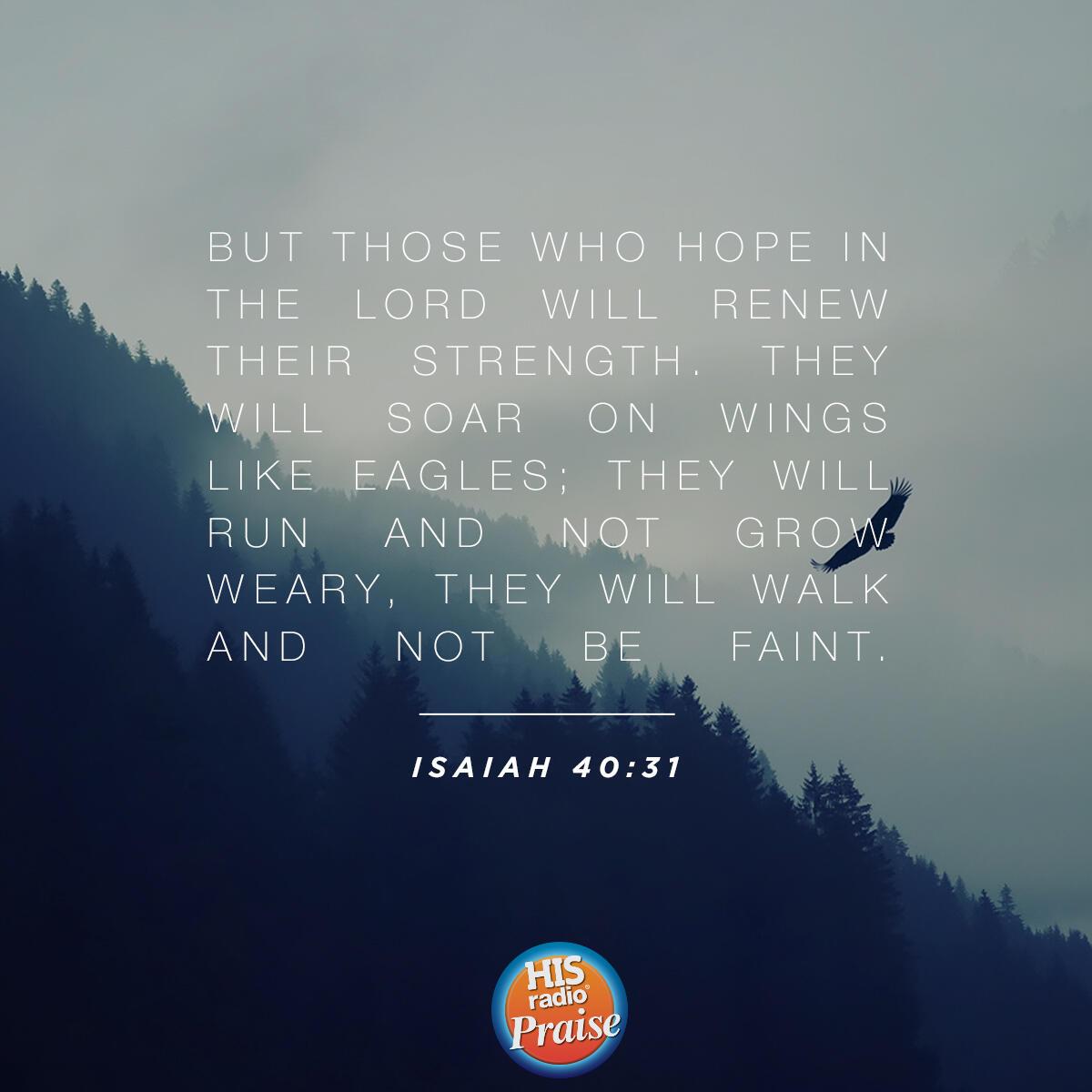 Isaiah 40:31 - Verse of the Day