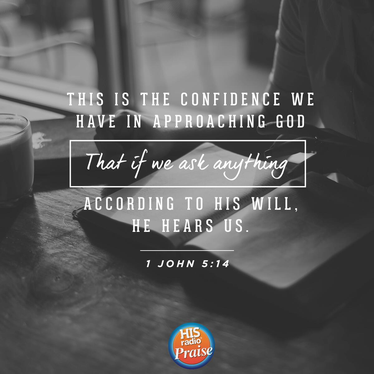 1 John 5:14 - Verse of the Day