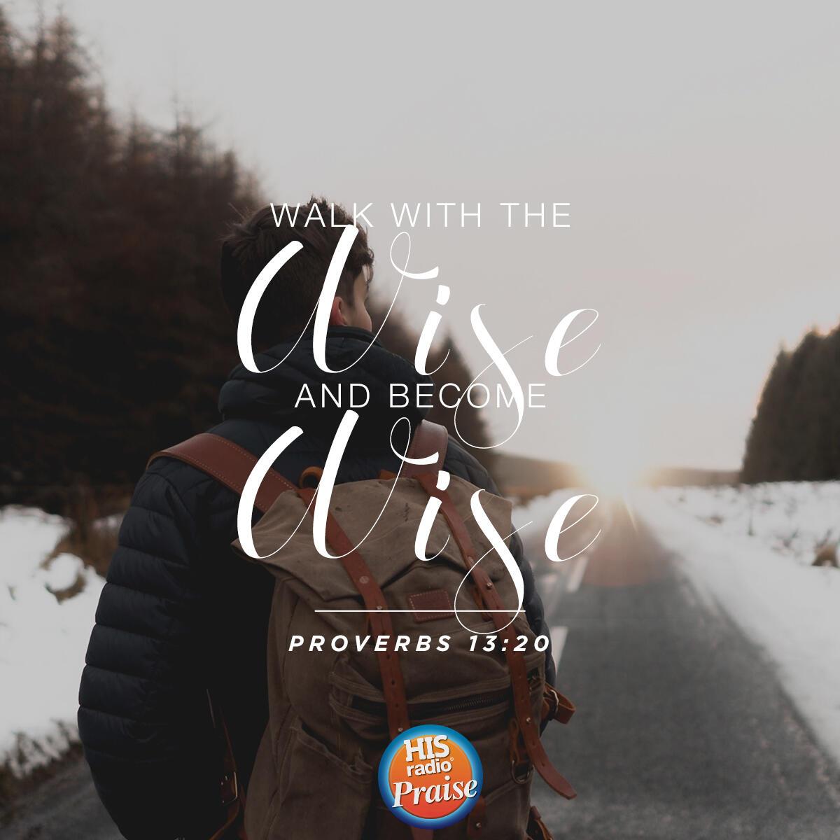 Proverbs 13:20 - Verse of the Day