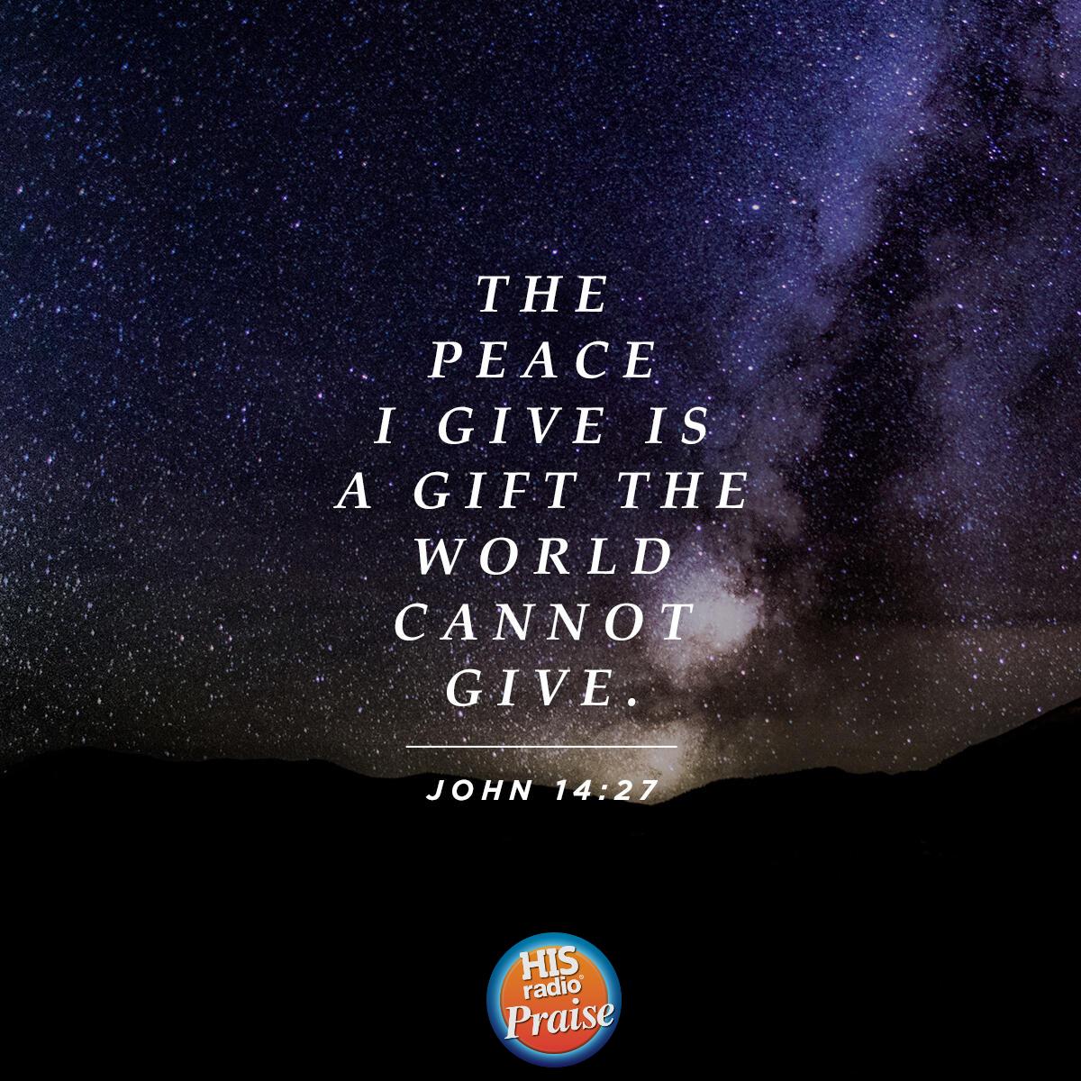 John 14:27 - Verse of the Day