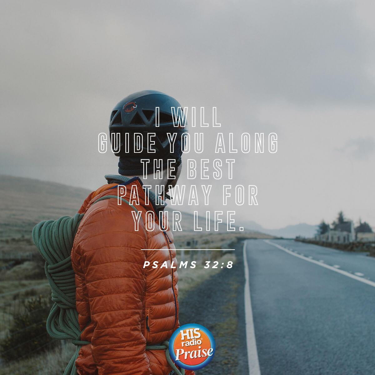 Psalms 32:8 - Verse of the Day