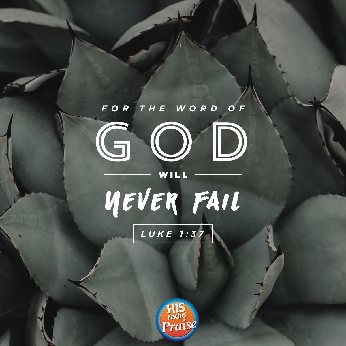 Luke 1:37 - Verse of the Day