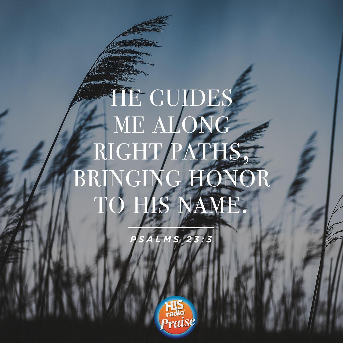 Psalms 23:3 - Verse of the Day
