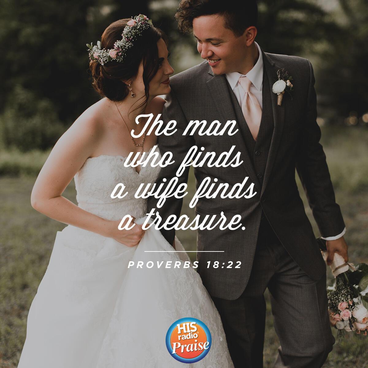 Proverbs 18:22 - Verse of the Day