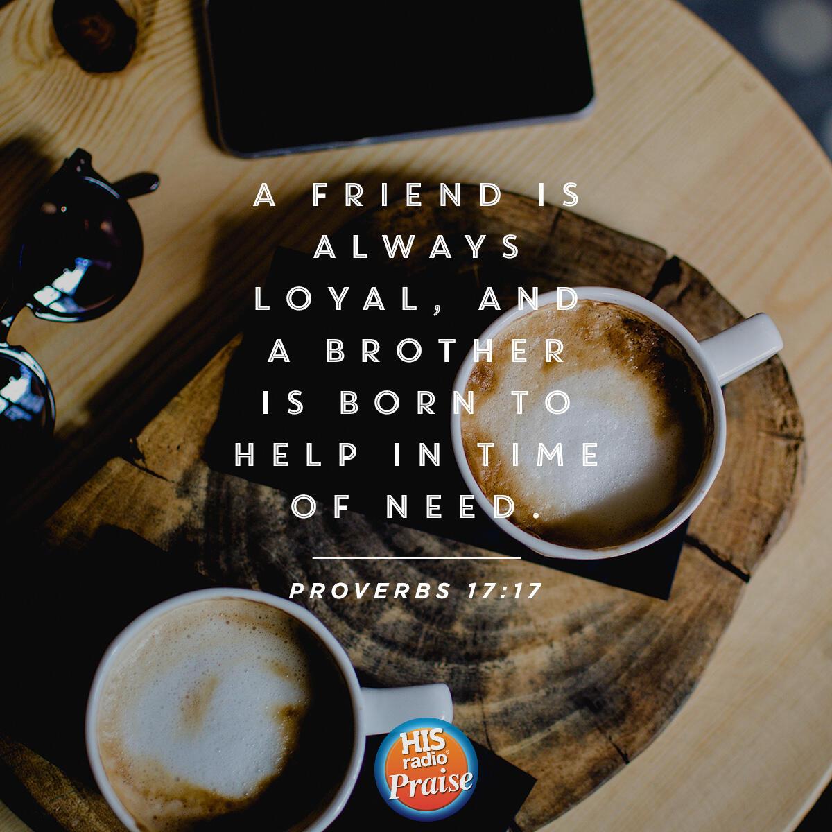 Proverbs 17:17 - Verse of the Day