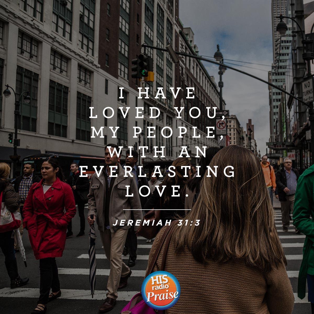 Jeremiah 31:3 - Verse of the Day