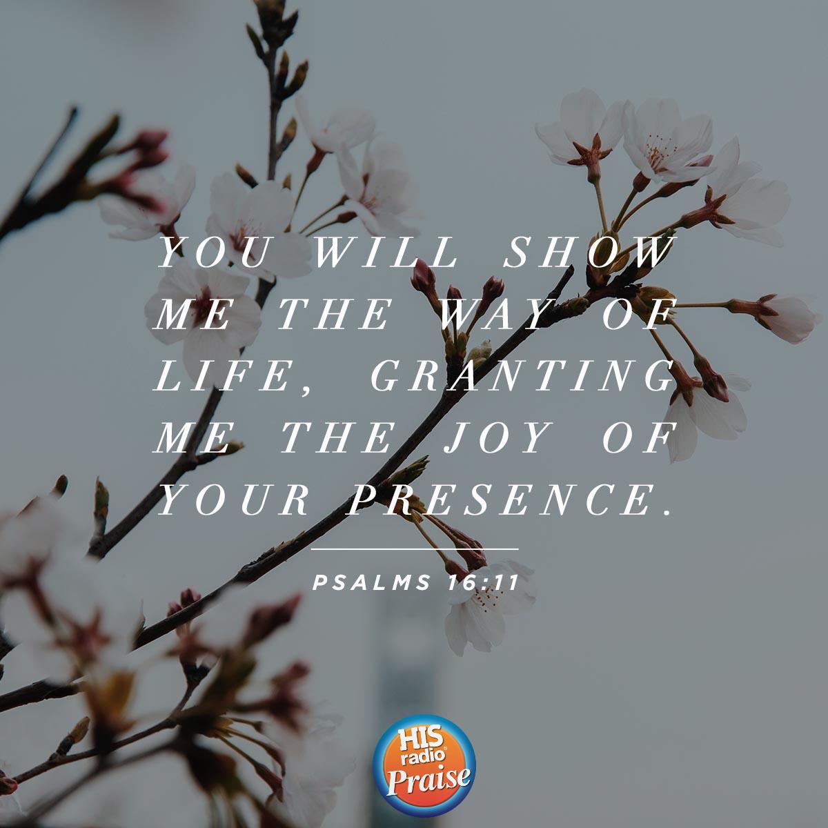 Psalms 16:11 - Verse of the Day