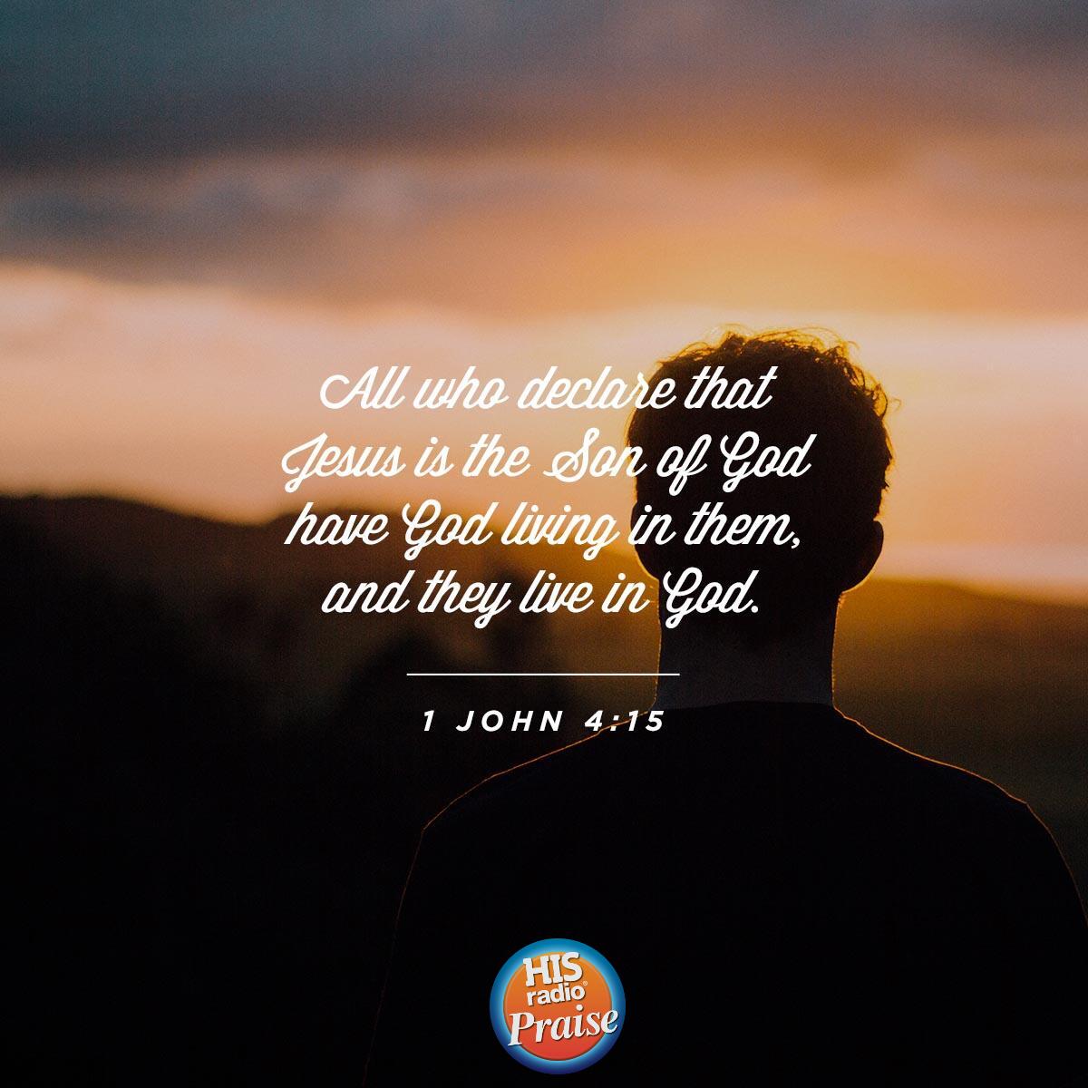 1 John 4:15 - Verse of the Day