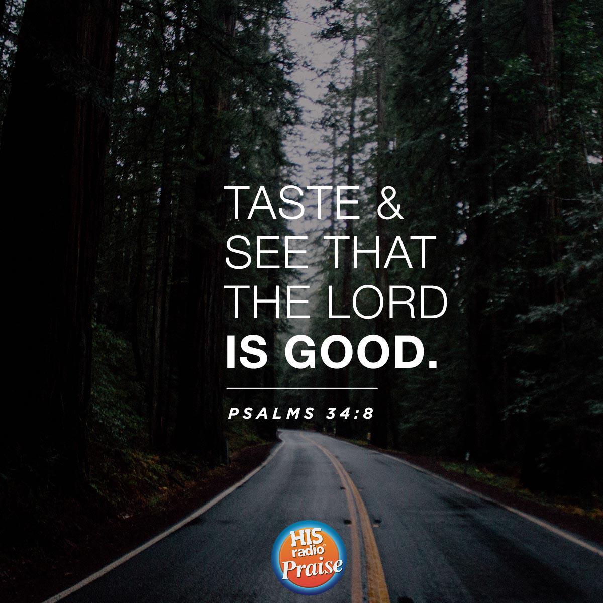 Psalms 34:8 - Verse of the Day