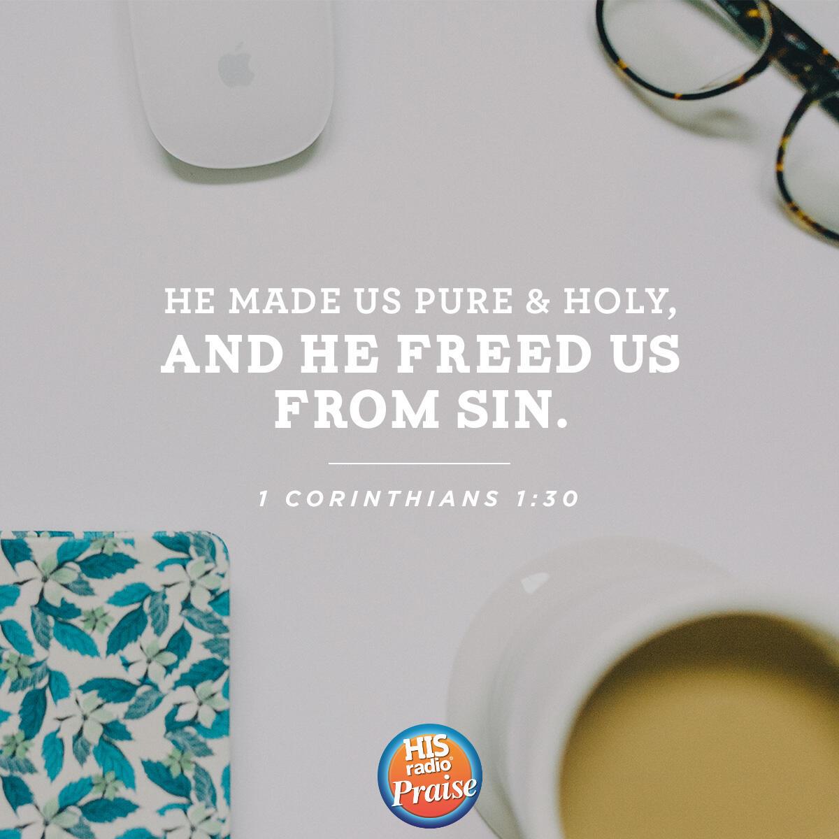 1 Corinthians 1: 30 - Verse of the Day