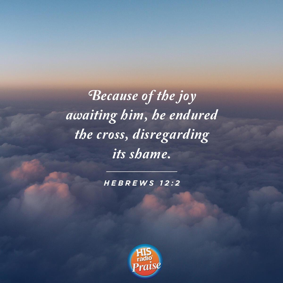 Hebrews 12: 2 - Verse of the Day