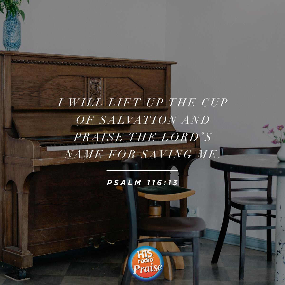 Psalm 116:13 - Verse of the Day