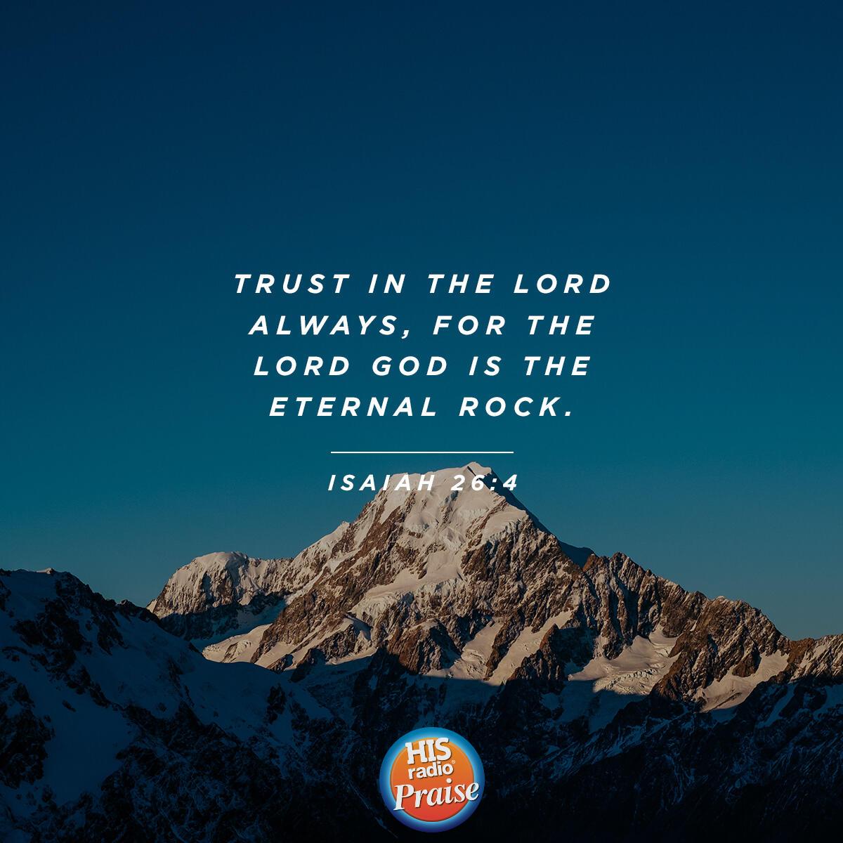 Isaiah 26:4 - Verse of the Day