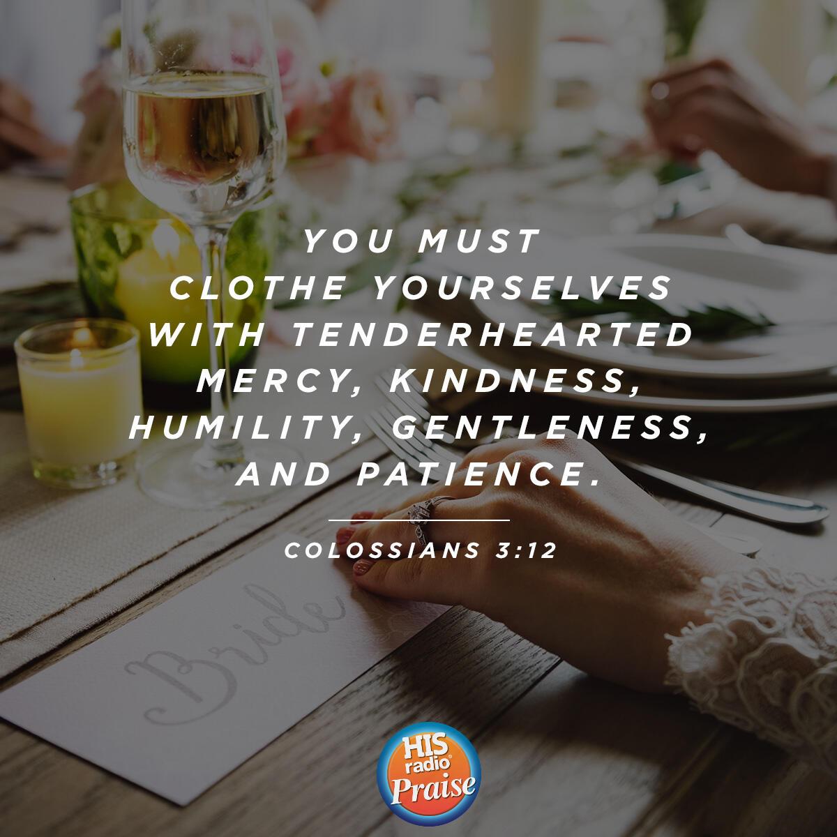 Colossians 3:12 - Verse of the Day