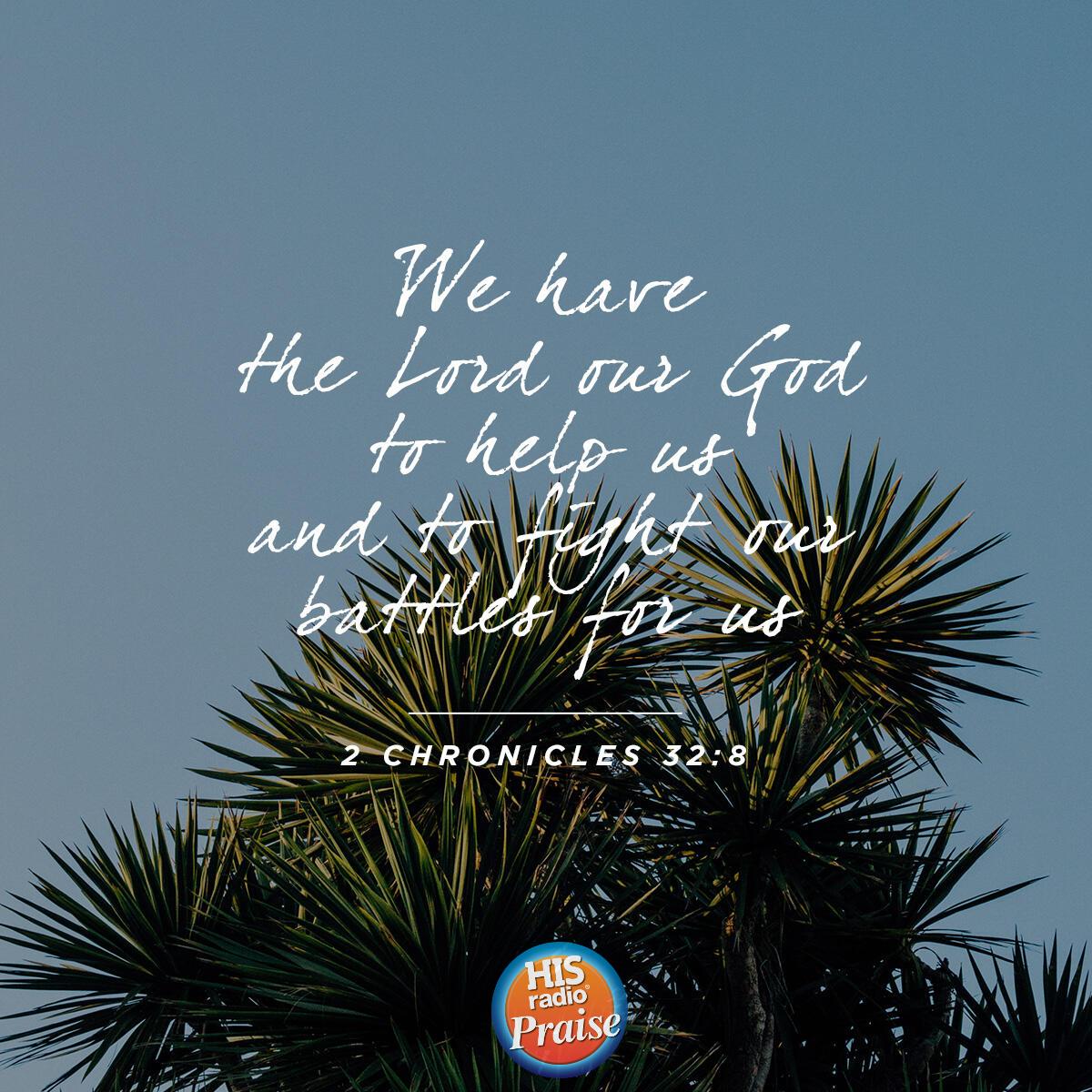 2 Chronicles 32:8 - Verse of the Day