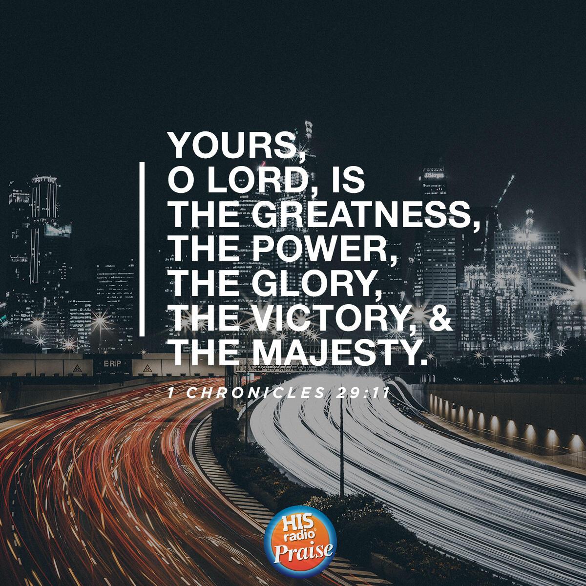 1 Chronicles 29:11 - Verse of the Day