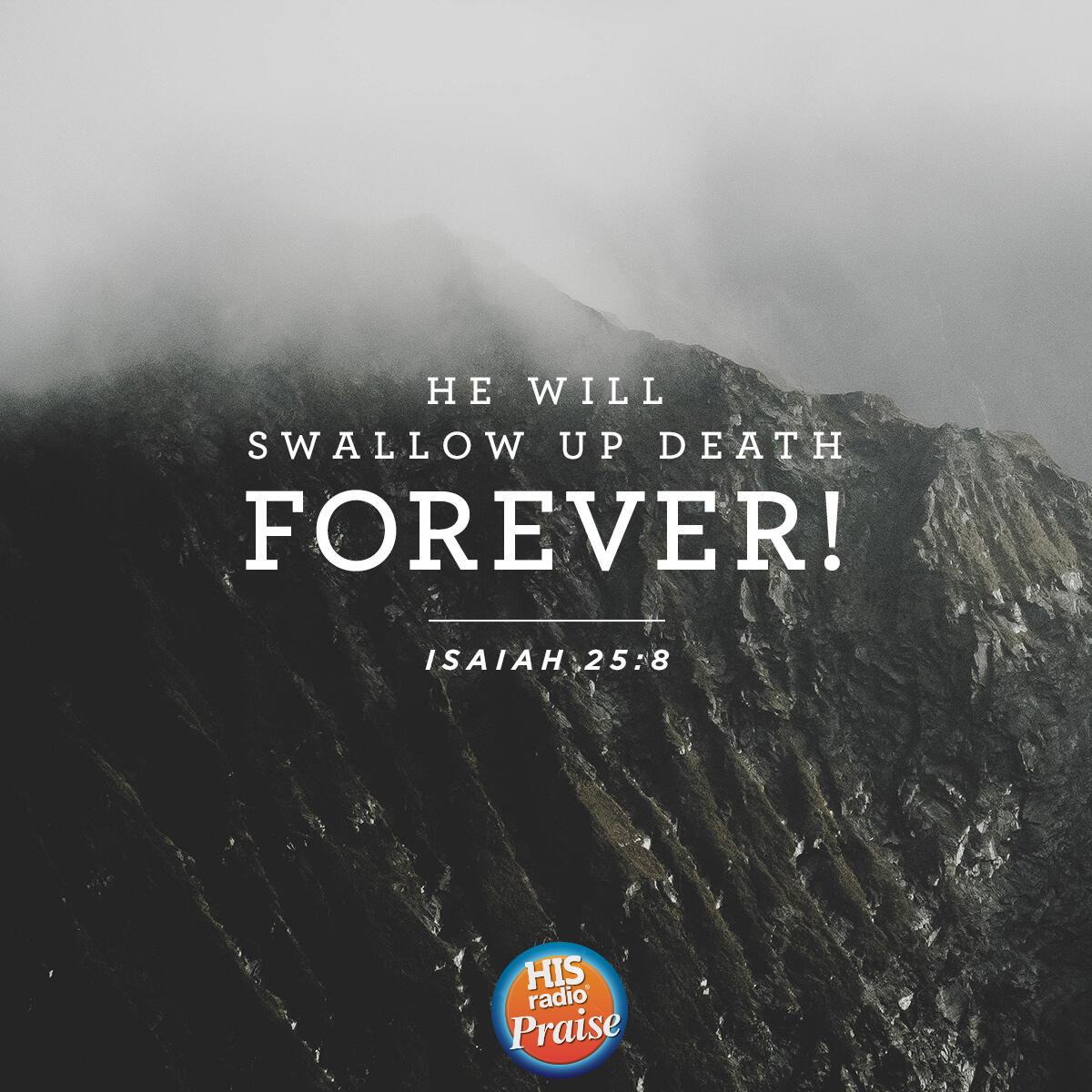 Isaiah 25:8 - Verse of the Day