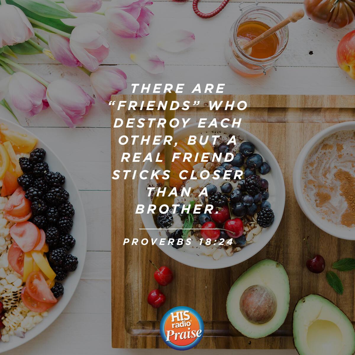 Proverbs 18:24 - Verse of the Day
