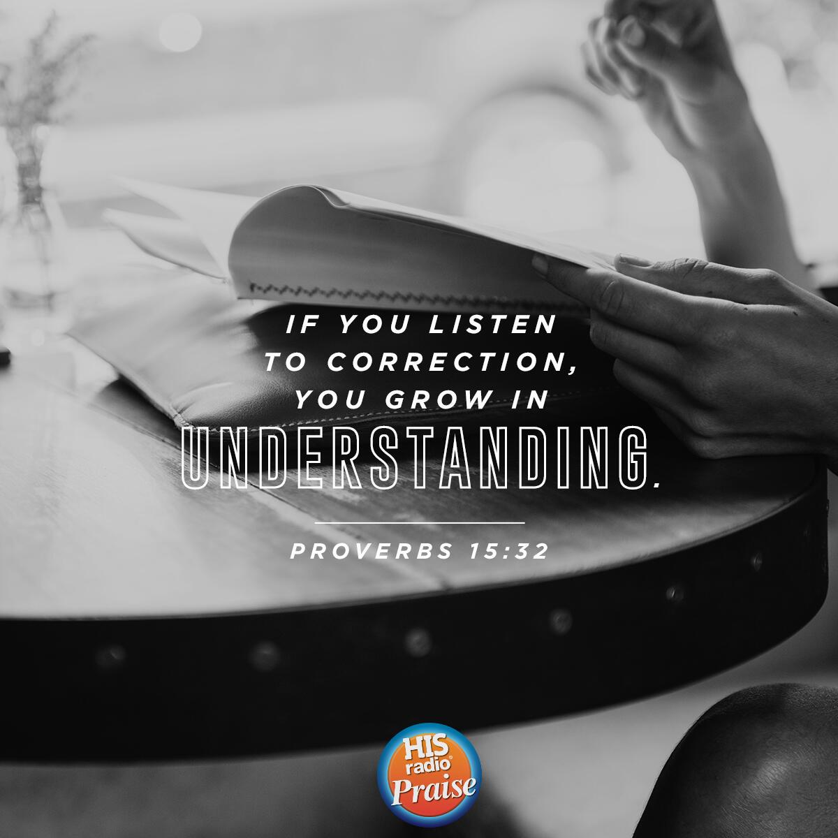 Proverbs 15:32 - Verse of the Day