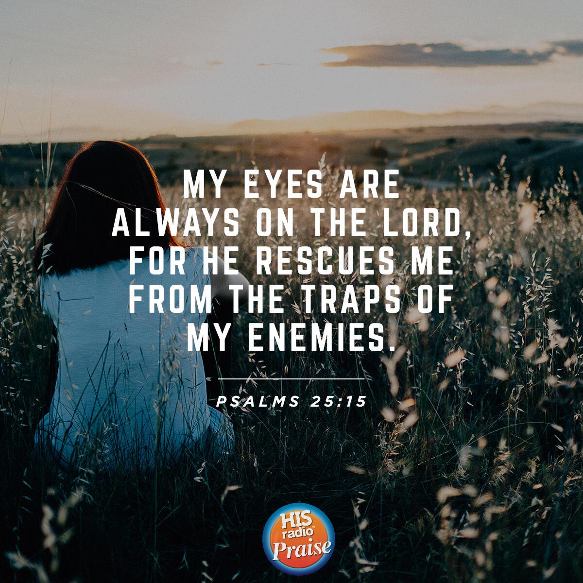 Psalms 25:15 - Verse of the Day
