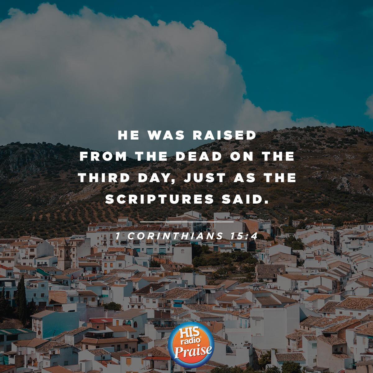 1 Corinthians 15:4 - Verse of the Day
