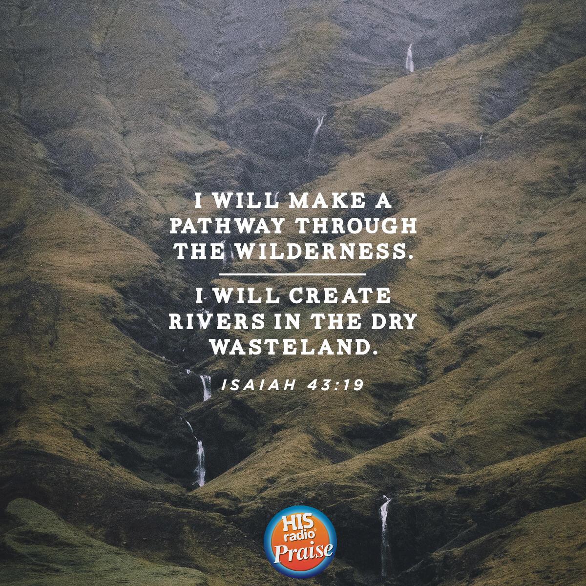 Isaiah 43:19 - Verse of the Day