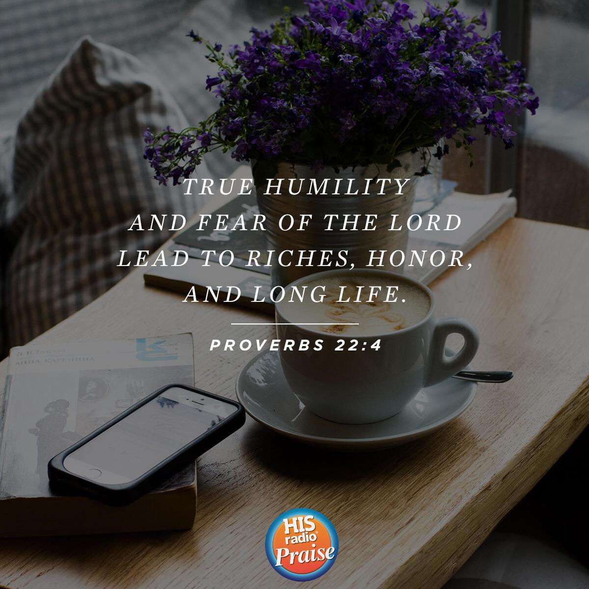 Proverbs 22:4 - Verse of the Day