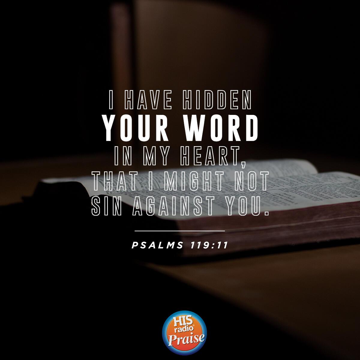 Psalms 119:11 - Verse of the Day