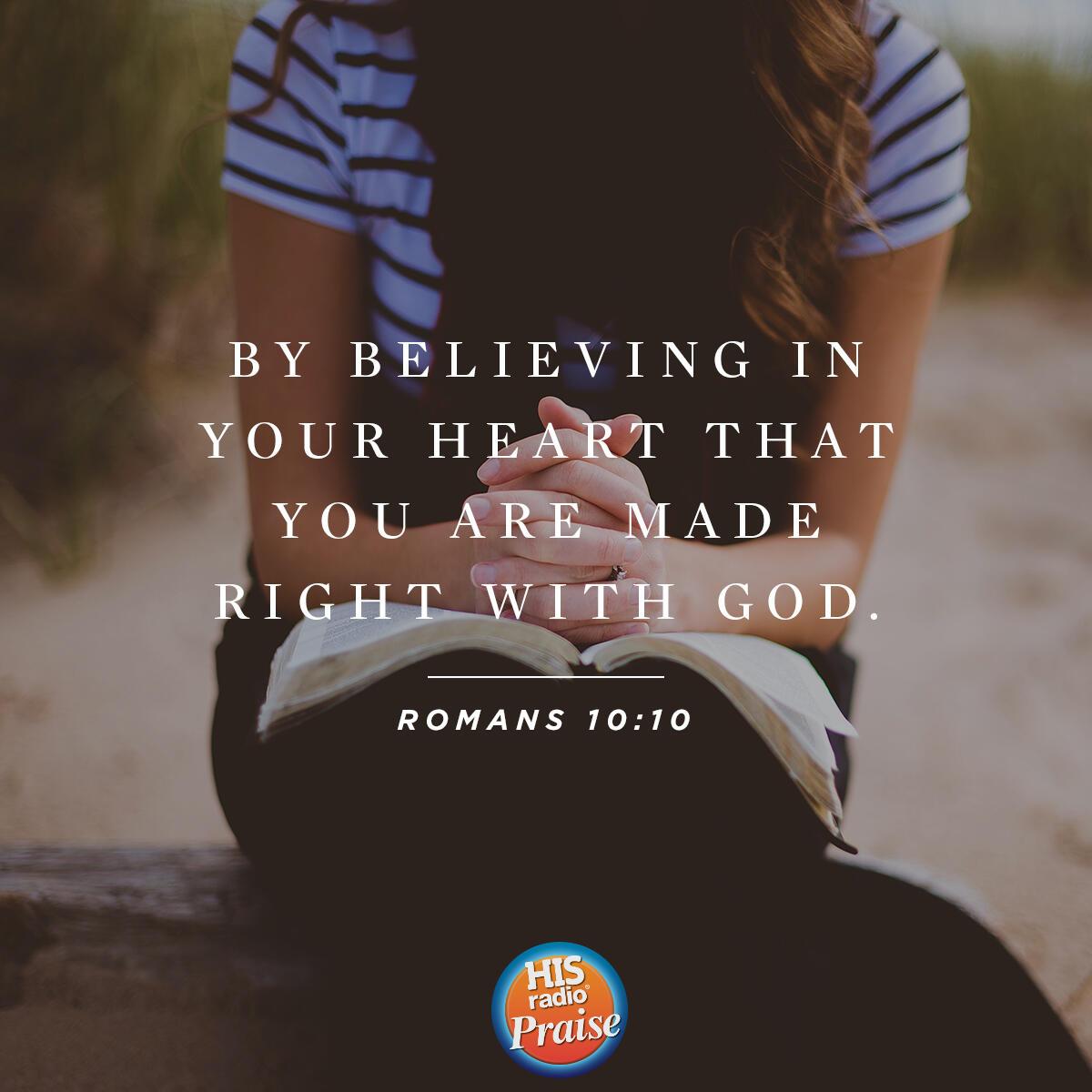 Romans 10:10 - Verse of the Day