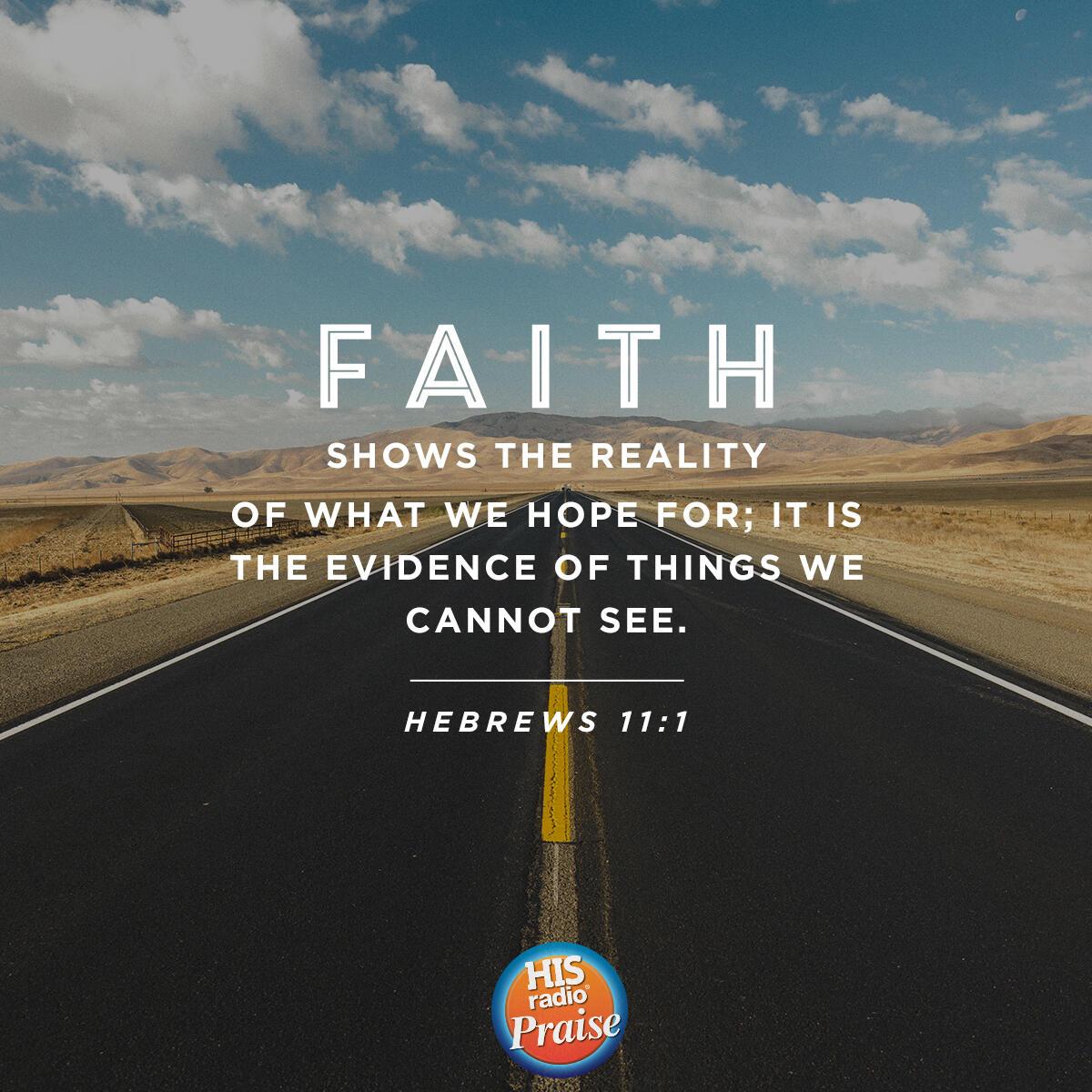 Hebrews 11:1 - Verse of the Day