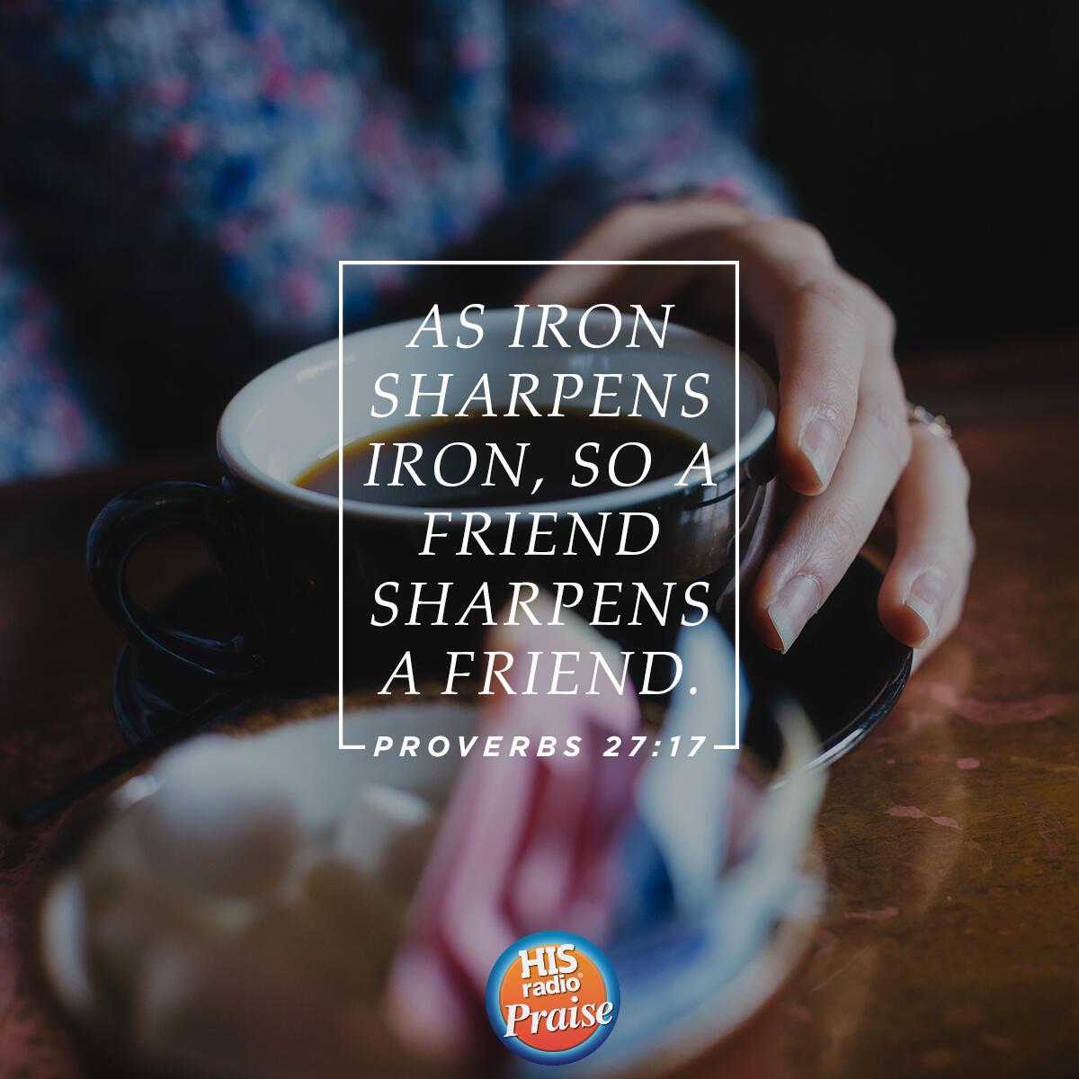 Proverbs 27:17 - Verse of the Day